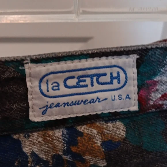 La Cetch vintage floral jeans 9 - Picture 6 of 9